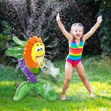 Load image into Gallery viewer, Outdoor Water Spray Toy Kids Sprinkler Water Spray Toy Lawn Sprinkler Splash Toy Backyard Sunflower Sprinkler Toy For Yard Kids
